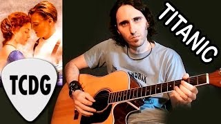 Como Tocar Titanic En Guitarra Acústica  Tutorial fácil para principiantes por Mario Freiria TCDG [upl. by Losyram767]