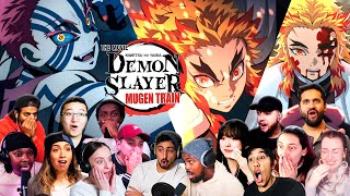 Kimetsu No Yaiba MUGEN TRAIN Mega Reaction Mashup  Demon Slayer Movie [upl. by Thoer]