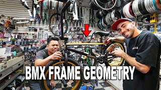 BMX BIKE FRAME MEASUREMENTS AND GEOMETRY [upl. by Mather]