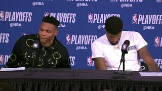 Westbrook Next Question post game interview [upl. by Enirroc]