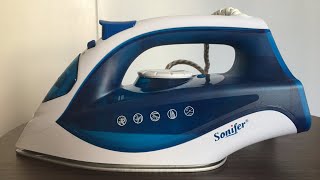 Sonifer Electric Steam Iron SF9027 Pinoy Unboxing and Handson Demo and Review [upl. by Nuncia]