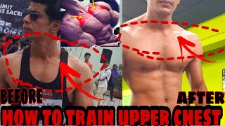 how to hide clavicle bone HOW TO TRAIN UPPER CHEST oper k chest muscle ko kaise badaye hindi [upl. by Maro]