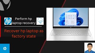 Recover hp laptop using the HP Cloud Recovery Tool  Arnob Arpon [upl. by Jenilee]