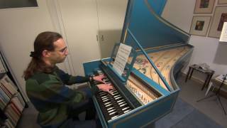 Schoenberg Klavierstück op 19 no 6 John Moraitis harpsichord [upl. by Annahsit]