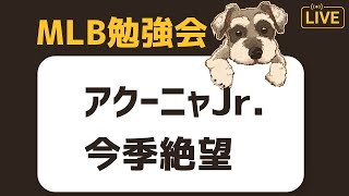 【MLB勉強会】またしてもスターが怪我昨季MVPアクーニャJrがACL断裂で今季絶望。怪我はほんまもう見たくない配信 [upl. by Sallyanne]