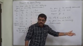 Game Theory Basics  6 Strictly Determinable Game [upl. by Mei]