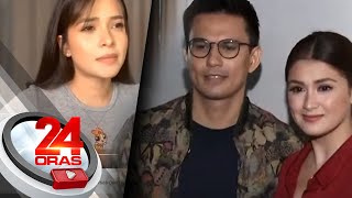 Kelley Day pinabulaanan ang balitang siya raw ang third party sa magasawang Tom at Carla  24 Oras [upl. by Nawuj622]