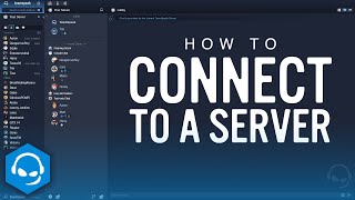 How to Connect to a Server on TeamSpeak [upl. by Eylrac666]