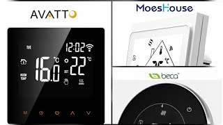 Smart WiFi thermostat for under £20 And how to install Avatto MoesHouse Beca and others [upl. by Voleta]