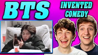 BTS Invented Comedy You Laugh  You Lose REACTION [upl. by Asilehc318]