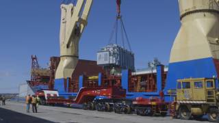 Keefer Terminal Heavy Lift  Port of Thunder Bay [upl. by Rhu594]