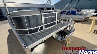 2025 Bennington 22 SSR Ocean Blue amp White 2 Log Pontoon at Hennepin Marine in Hennepin IL [upl. by Henley]