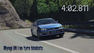 Assetto corsa Nissan Skyline R34 Vspec  Myogi Uphill  402811 [upl. by Htebazileharas]