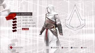 Assassins Creed II All Armor Capes and Robe Dyes [upl. by Enid]