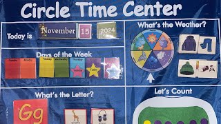 CIRCLE TIME CENTER CHART circletime classroom learningmaterials teacher unboxing review [upl. by Safko509]