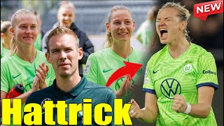 70  VfL Wolfsburg zieht in die Gruppenphase der Champions League ein Alexandra Popp mit Hattrick [upl. by Netram]