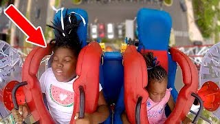 Kids Passing Out 6  Funny Slingshot Ride Compilation [upl. by Hibbitts]