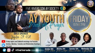 YOUTH WEEK OF PRAYER 2022  THE REAL ALIEN INVASION  FRI 15TH JULY  7PM  ELD JAYDEN ST HILL [upl. by Jerad567]