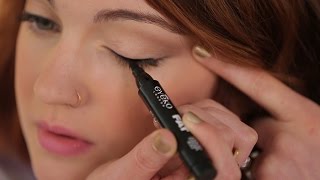 How To Apply Liquid Eyeliner for Beginners [upl. by Hammel]