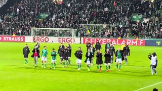 20241203 SV Werder Bremen  SV Darmstadt 98  Pokal  10  Ehrenrunde [upl. by Annirac157]