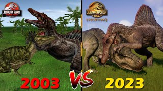 VRex vs Spinosaurus  Animation Part 23 [upl. by Holzman509]