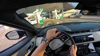 TEST DRIVE RANGE ROVER VELAR FOSCA [upl. by Ecnerol]