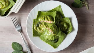 SunDried Tomato And Spinach Ravioli Recipe [upl. by Olaf]