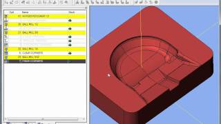 ESPRIT  Complete 3D Milling of a mold cavity [upl. by Aihcats]