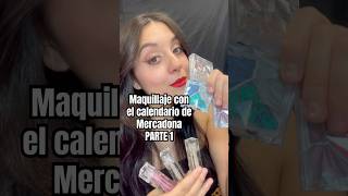 Maquillaje con el calendario de Mercadona 1 makeup maquillateconmigo calendariodeadviento grwm [upl. by Alamaj]