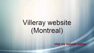 VillerayWebsite [upl. by Elder]