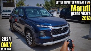 Maruti Suzuki Grand Vitara Zeta 2024 Grand Vitara 2024  Interior and Exterior  Reallife Review [upl. by Elleraj]