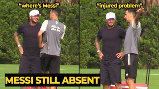 Beckham visited Inter Miami training camp while MESSI was still injured  Football News Today [upl. by Clifton]