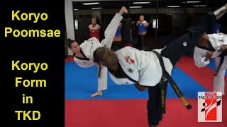 Koryo Poomsae  Koryo Form in Taekwondo [upl. by Vasilek941]