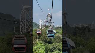 Singapore cable car [upl. by Ithaman]