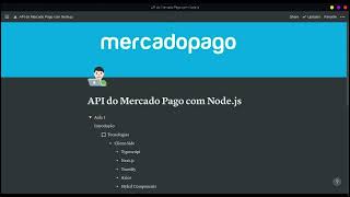 01 API do Mercado Pago com Nodejs — Introdução [upl. by Sarad]