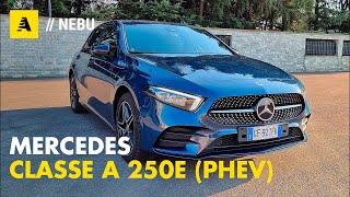 Mercedes Classe A 250e  Super ibrida plugin 70 KM autonomiaalla prova del 9 [upl. by Ecidnak]