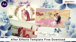 Wedding Photo Slideshow  Free Download After Effects Templates [upl. by Marijn]