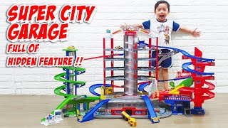 Majorette SUPER CITY GARAGE for Diecast Car toys and Hot Wheels [upl. by Ennayk]