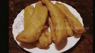 ഈസി പഴം പൊരി  easy pazham pori  kerala style banana fritters recipe by Cook with Roshna [upl. by Ahsetra384]