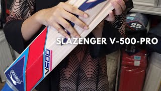 Slazenger V500Pro English Willow Cricket Bat [upl. by Sirdna]