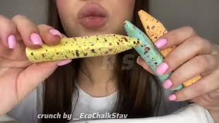 colourful stick 🍡 chalk asmr 🤍 edit 💜EcoChalkStav editvideo [upl. by Hurley]