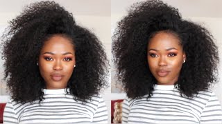 Make A Natural Hairline Frontal Wig Start To FinishNo Hair Out No Glue No Sew Application [upl. by Glassman211]