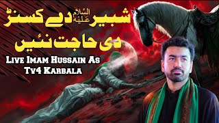 Shabir As Day Kusanr  Noha Khwan Syed Abbas Haider Naqvi  Imam Hussain As Tv4 Karbala Live [upl. by Ahserkal]