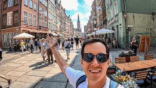 Exploring The City Of Gdańsk  Poland Travel Vlog [upl. by Gnilrets]