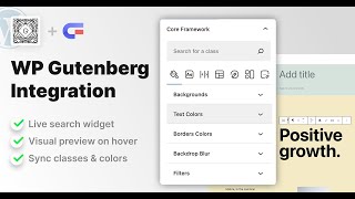 Gutenberg Integration Addon for Core Framework [upl. by Berriman]