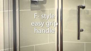 Sonas Bathrooms K2 Range Bifold Shower Door [upl. by Anaerda]