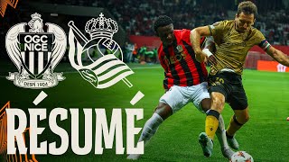 Résumé Nice  Real Sociedad 11 I J1  Europa League 20242025 [upl. by Seaman]