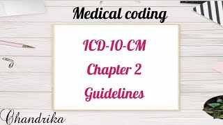 ICD10CM Chapter 2 guidelines  Neoplasm  ICD Guidelines  Medical Coding [upl. by Hulburt]