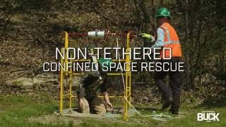 Non Tethered Confined Space Rescue [upl. by Redlac]