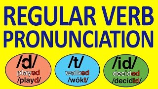 REGULAR VERBS PRONUNCIATION 23 06 2013 [upl. by Elah]